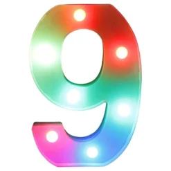 Tal RGB med LED-belysning