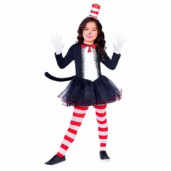 The Cat in the Hat Kjole Børnekostume