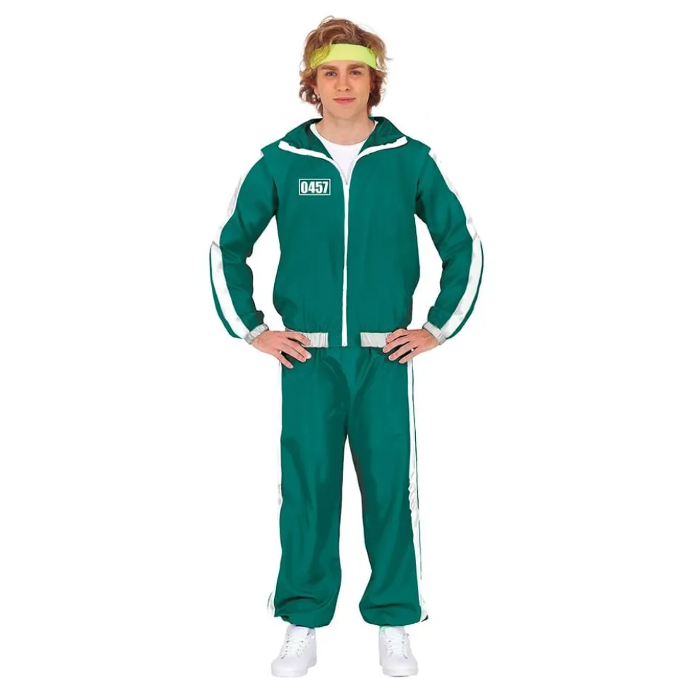 The Gamer Grøn Træningsdragt Kostume til Mænd