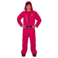 The Gamer Rød Overall Kostume til Mænd