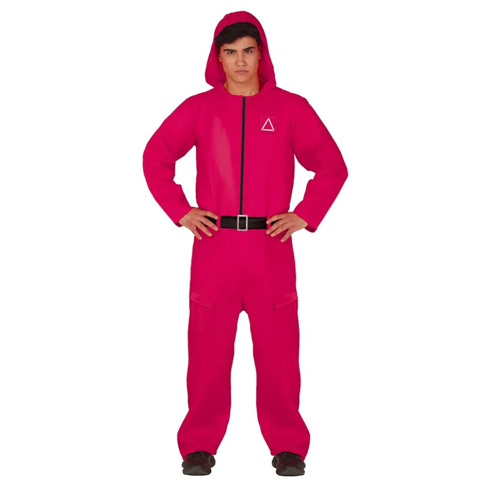 The Gamer Rød Overall Kostume til Mænd