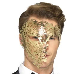 The Phantom Of the Opera Halvmaske Guld