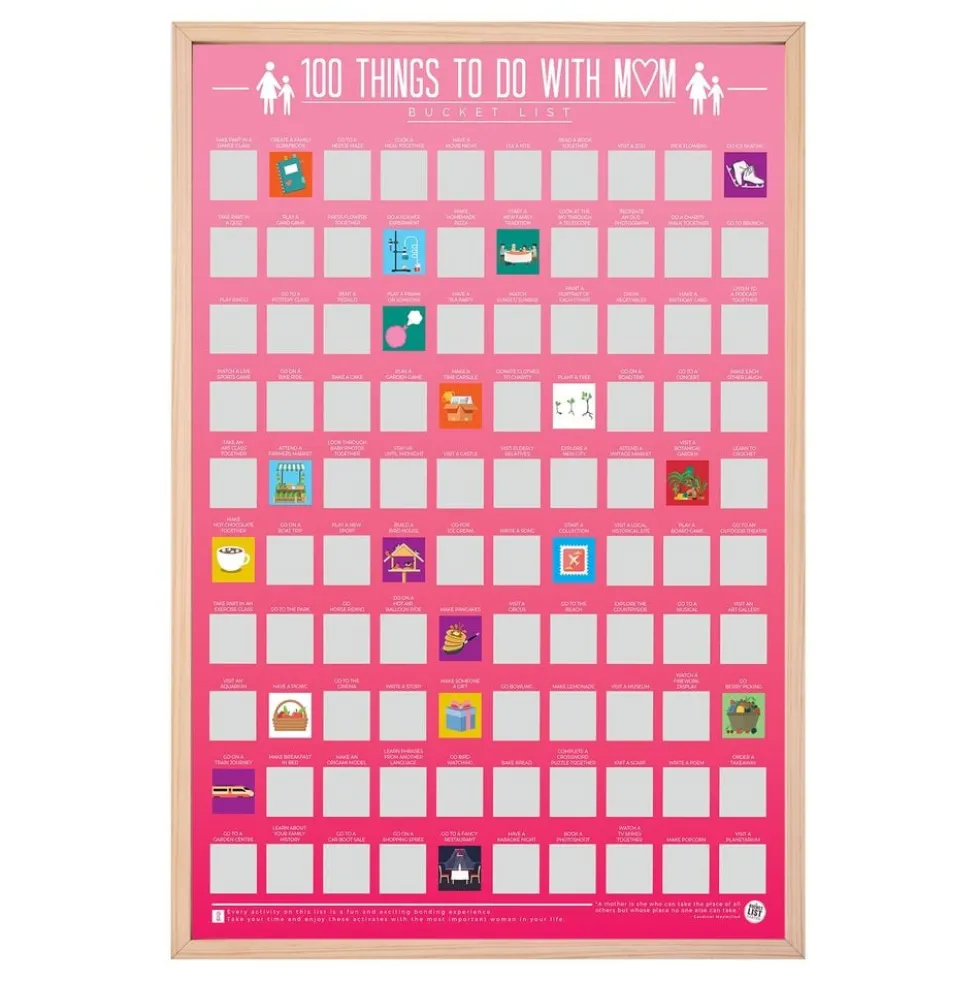 100 Things To Do With Mum Bucket List Skrabetavle