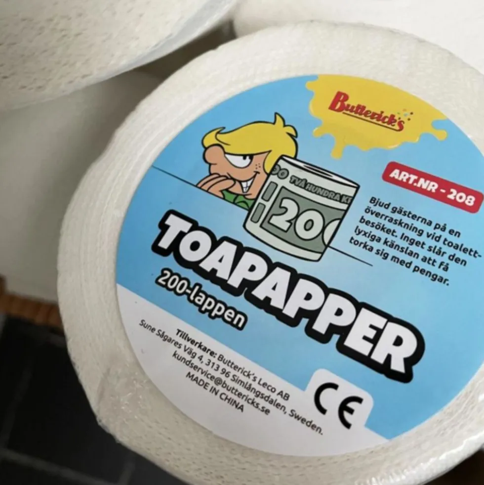 Toiletpapir 200-sedler (Svenske)