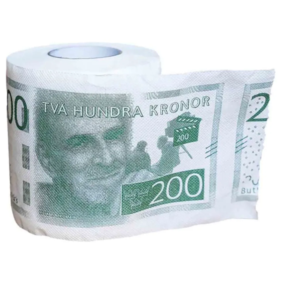 Toiletpapir 200-sedler (Svenske)