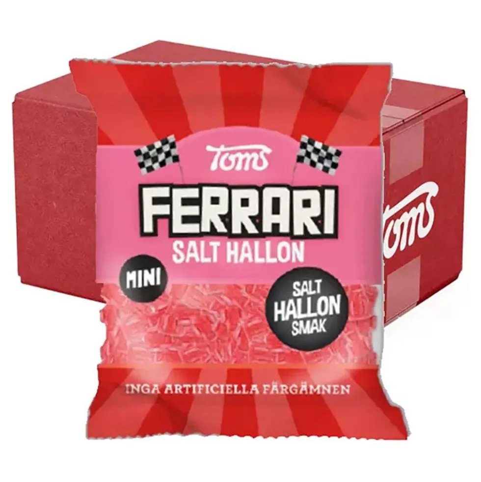 Toms Ferrari Mini Salt Hindbær Økonomipakke