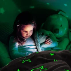 Tæppe med Stjerner Glow in the Dark