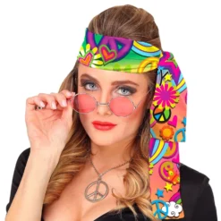 Tørklæde Flower Power Grøn