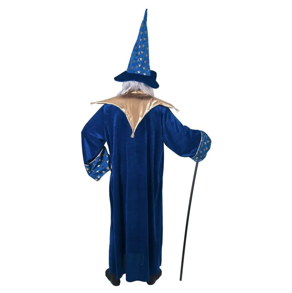 Troldmand Kostume Blå