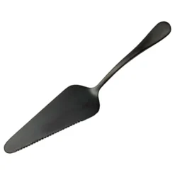 Tærtespade i rustfrit stål, sort