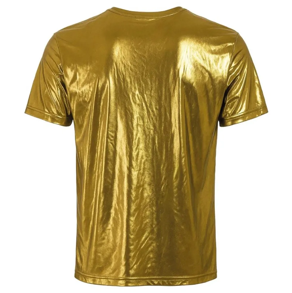 T-shirt Guld Metallic