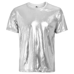 T-shirt Silver Metallic