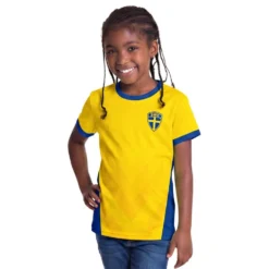 T-shirt Sverige supportertrøje til børn