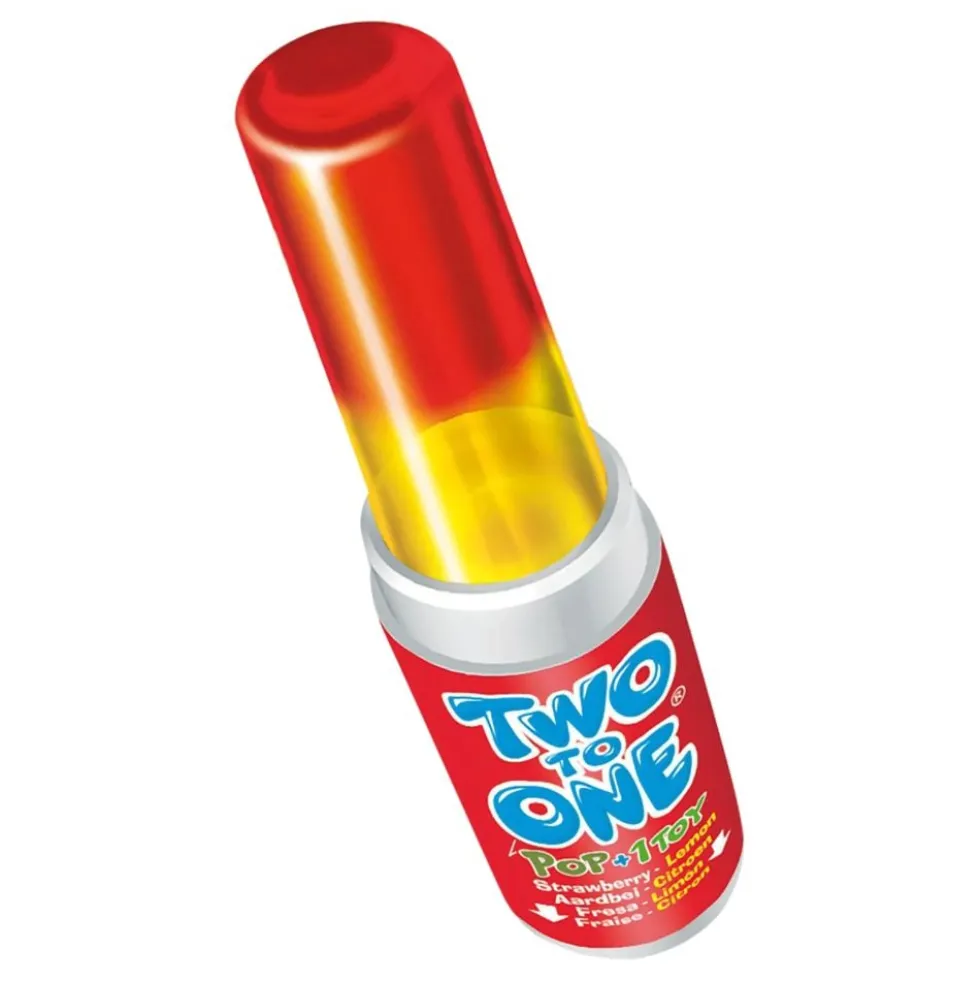 Two To One Slik Jordbær/Lime