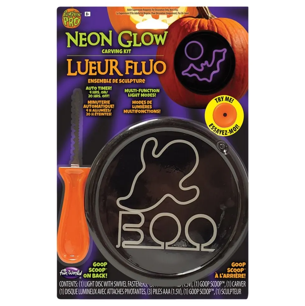 Udskær Græskar Kit Neon