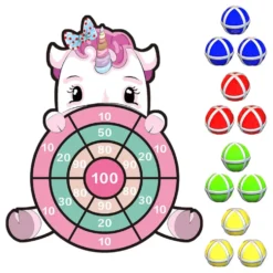Unicorn Dart med Velcro-tavle