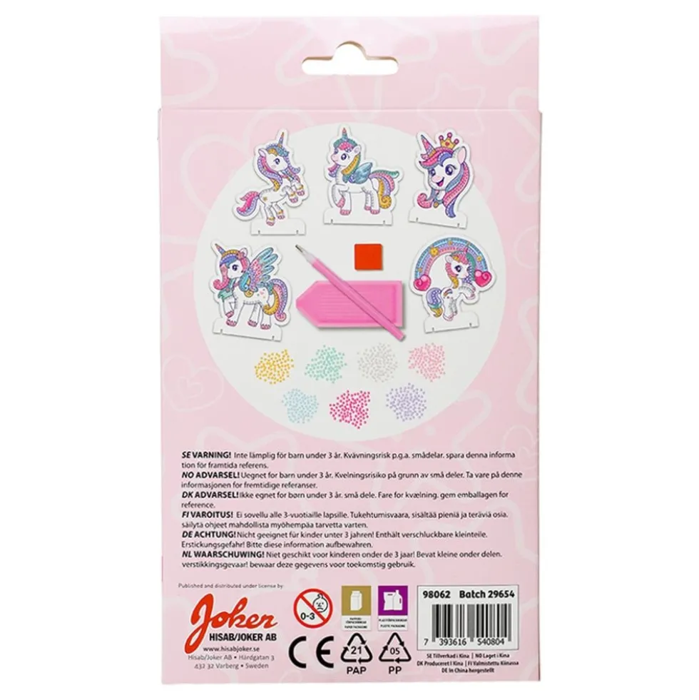 Unicorn Diamond Painting Kreativ Sæt