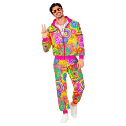 UV Neon Hippie Tracksuit Kostume