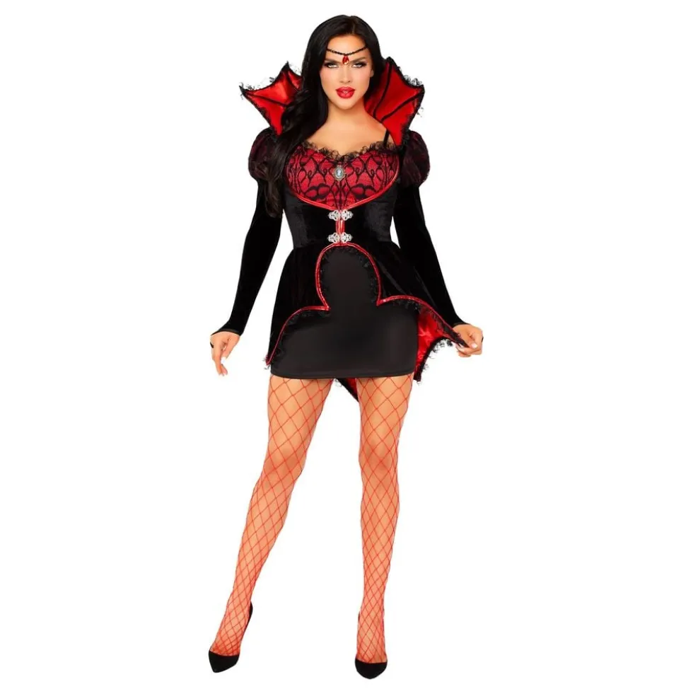 Vampyrdronning Kjole Deluxe Kostume