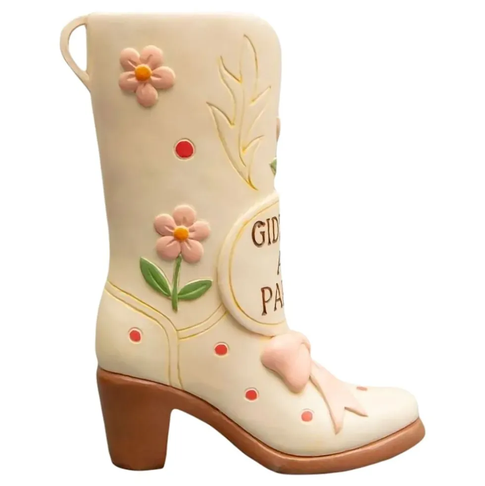 Vase Cowboystøvle Giddy Up