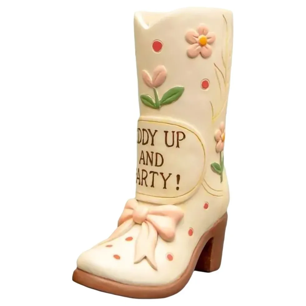 Vase Cowboystøvle Giddy Up