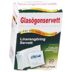 Vådserviet til briller