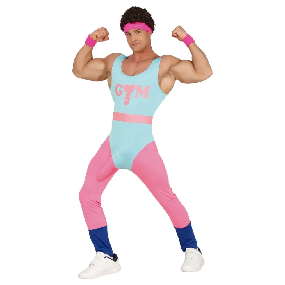Veludrustet 80'er Aerobics Fyr Kostume