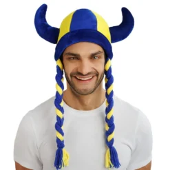 Vikingehjelm Sverige med Fletninger