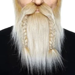 Viking Moustache med Skæg Beige