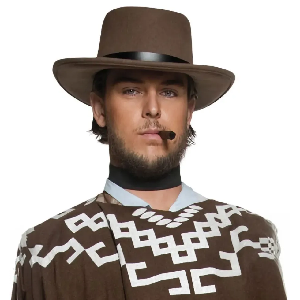 Vilde Vesten Cowboyhat Brun