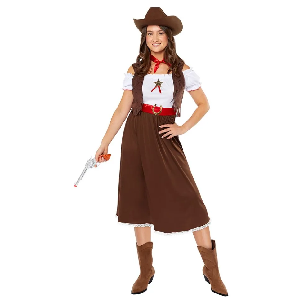 Vilde Vesten Cowgirl Kostume