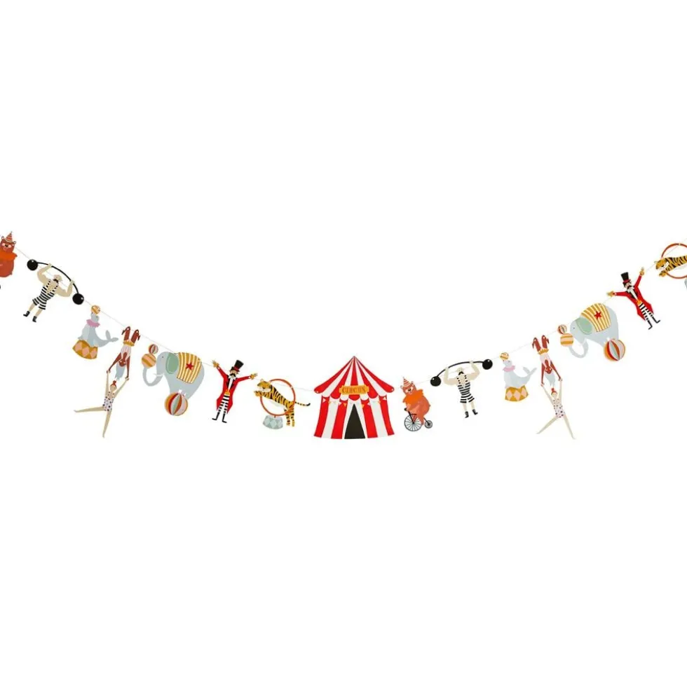 Vimpelguirlande Cirkus