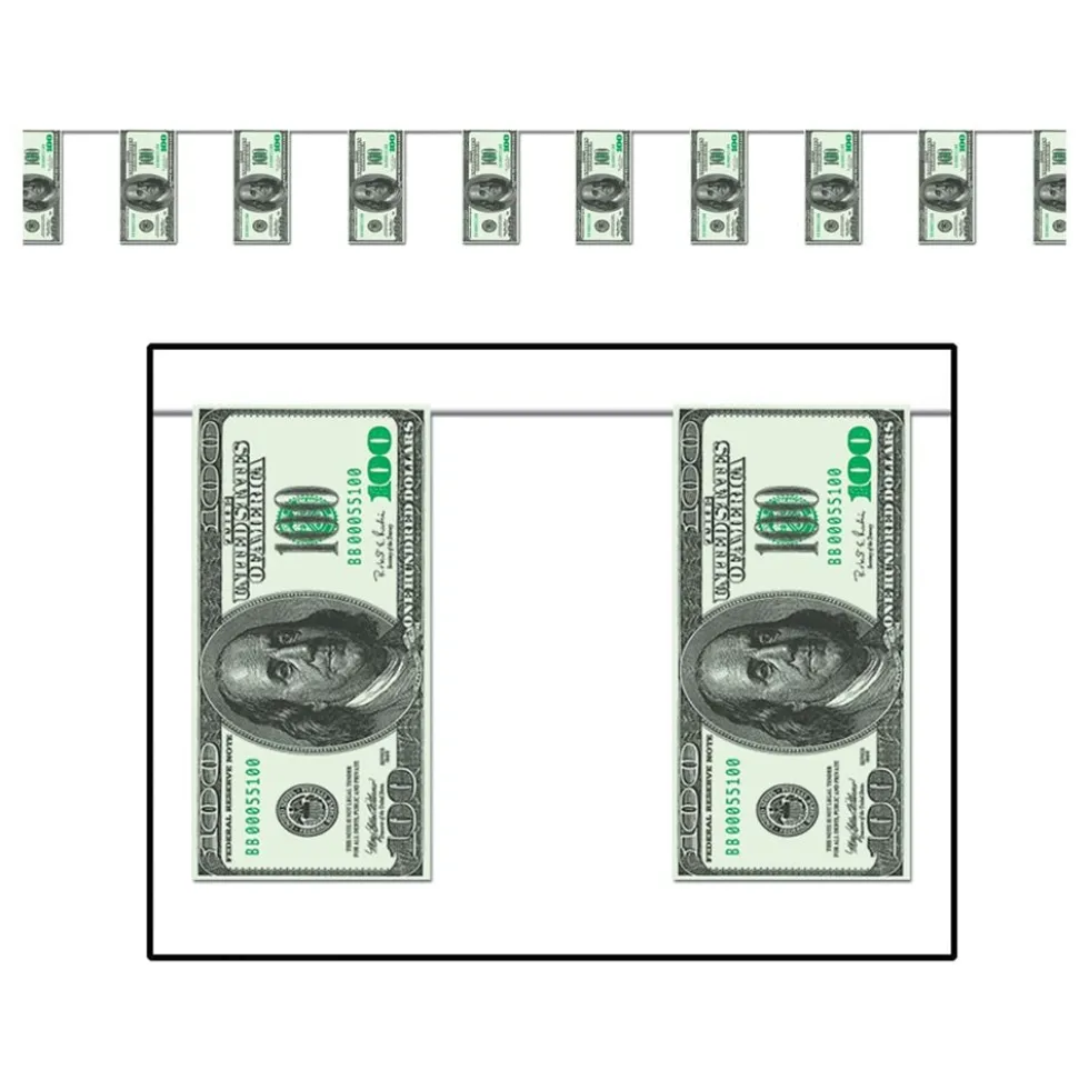 Vimpelguirlande 100-dollarsedler