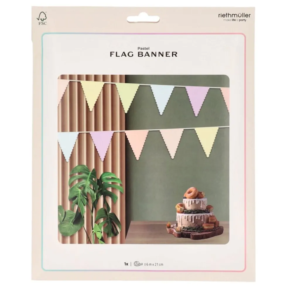 Vimpelguirlande Dreamy Pastel