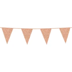 Vimpelguirlande Glitter Roséguld