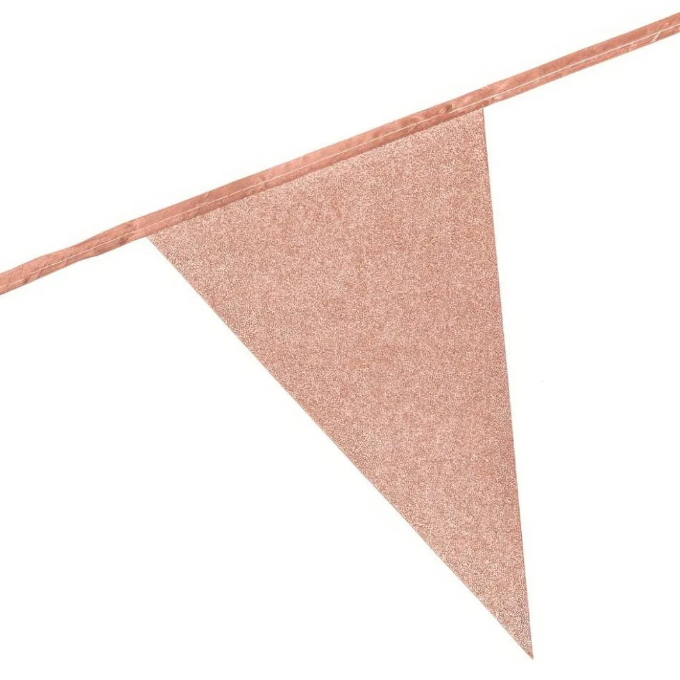 Vimpelguirlande Glitter Roséguld