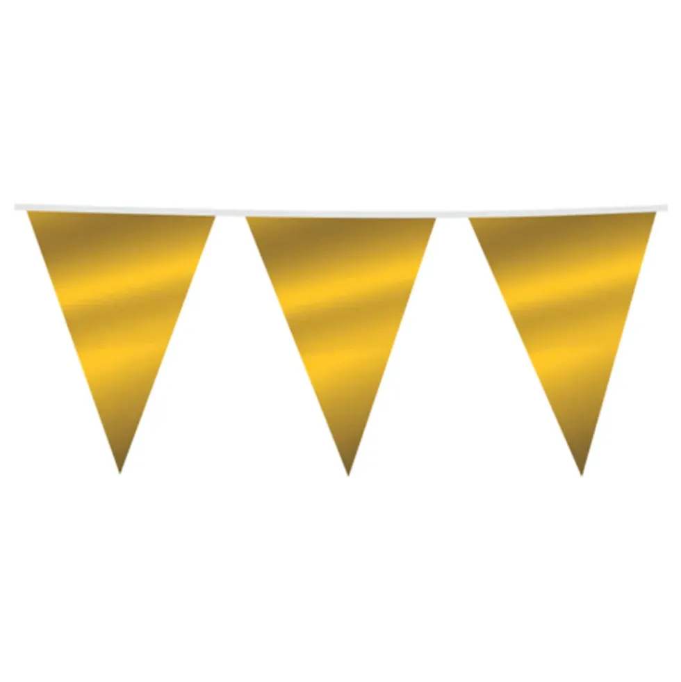 Vimpelguirlande Guld Metallic