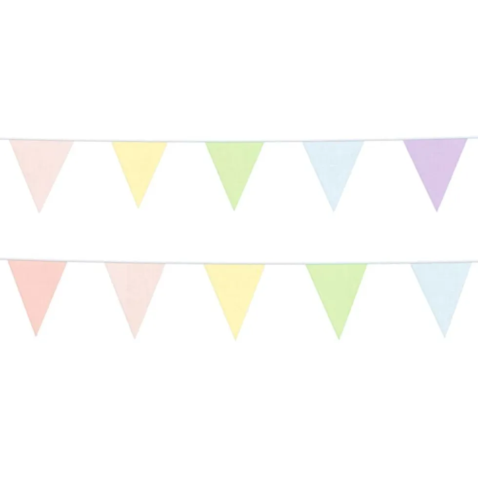 Vimpelguirlande i Stof Dreamy Pastel