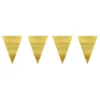 Vimpelguirlande Mat Guld