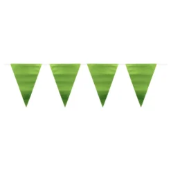 Vimpelguirlande Mat Limegrøn