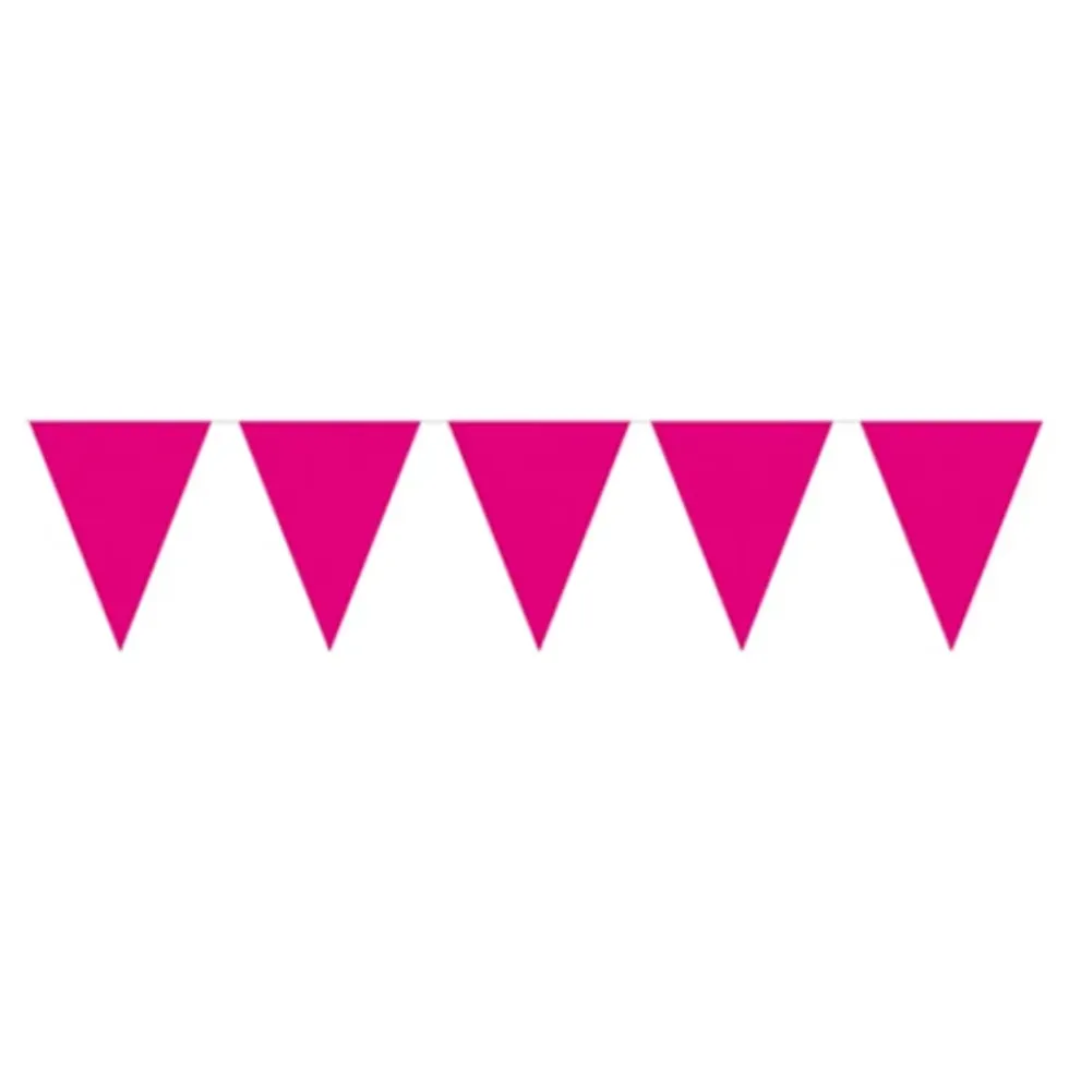 Vimpelguirlande Mini Cerise