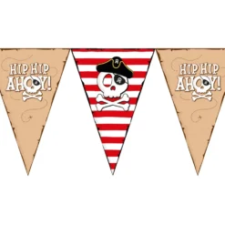 Vimpelguirlande Pirat Hip Hip Ahoy