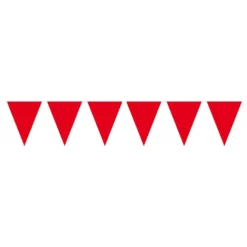Vimpelguirlande Rød
