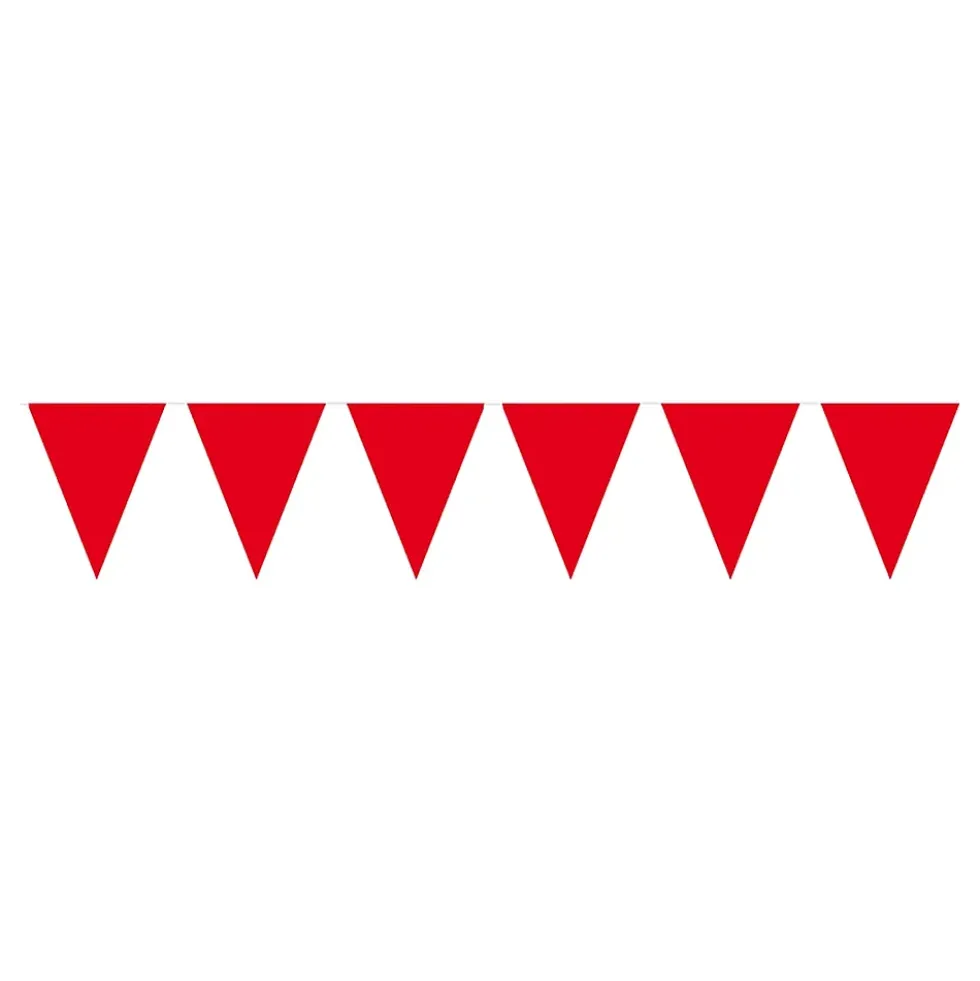 Vimpelguirlande Rød