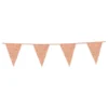 Vimpelguirlande Roséguld Glitter