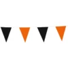 Vimpelguirlande Sort/Orange