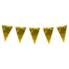 Vimpelguirlande Stor Metallic Guld