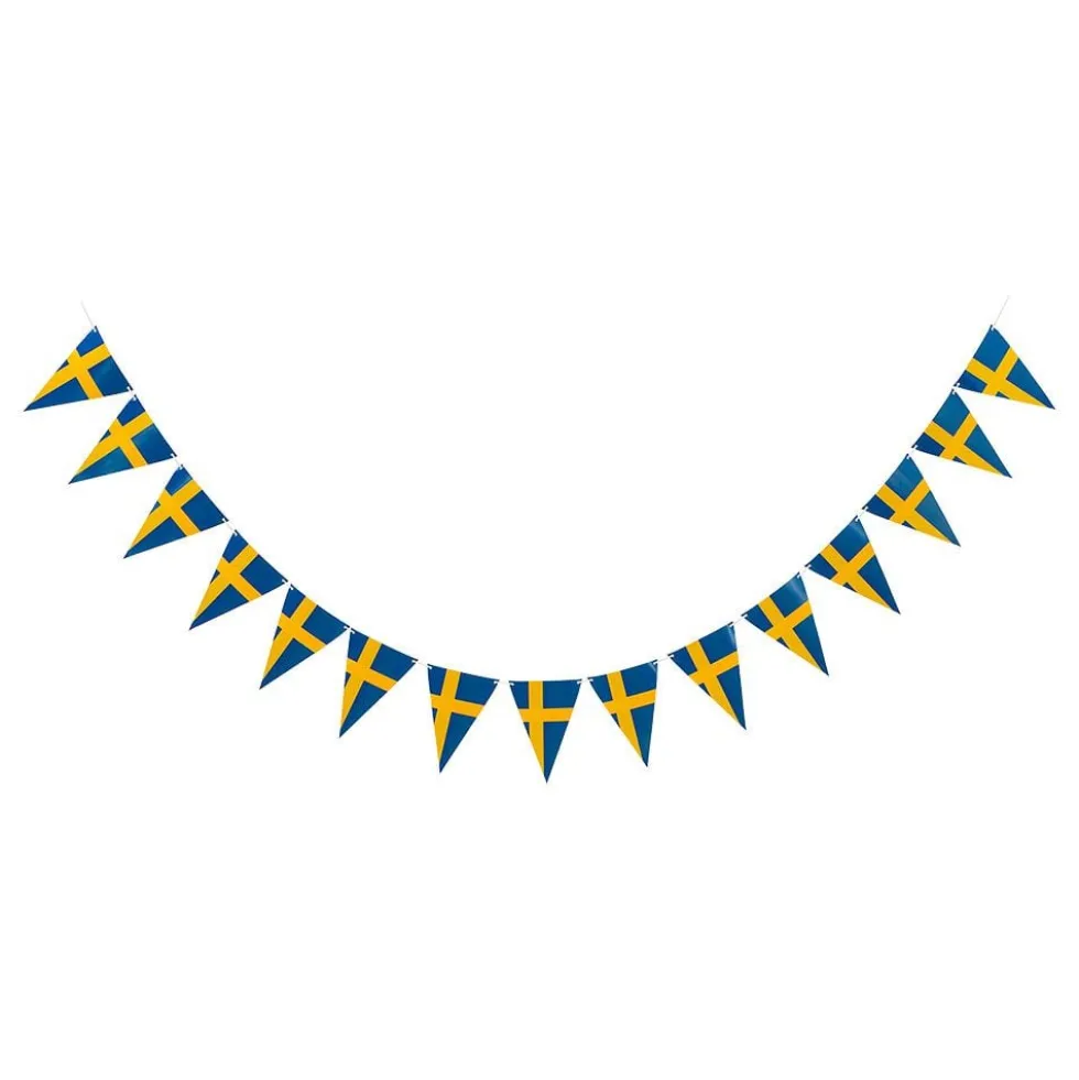 Vimpelguirlande Svenske Flag