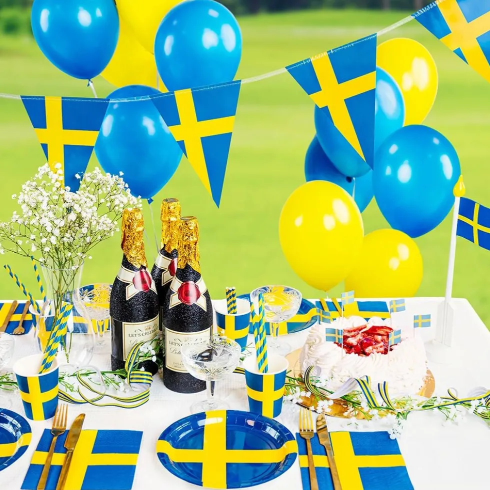 Vimpelguirlande Svenske Flag