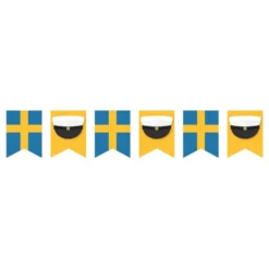 Vimpelguirlande Tillykke til Studenten
